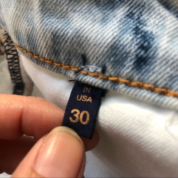 NWT RAMY BROOK Distressed Acid Wash Elle Boyfriend Jeans Size 30 - Picture 5 of 10